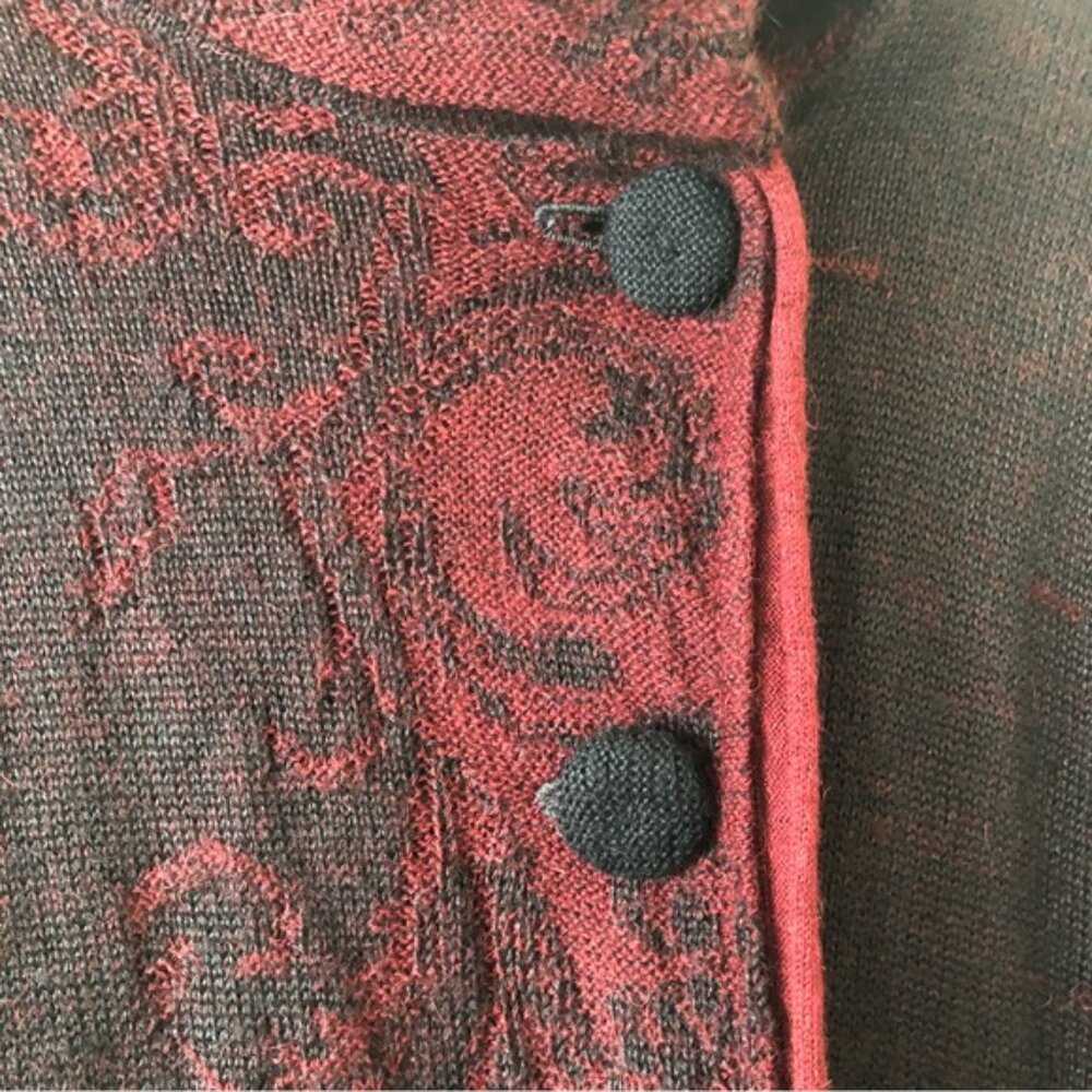 Peruvian Link Alpaca Collection Button Up High Co… - image 3